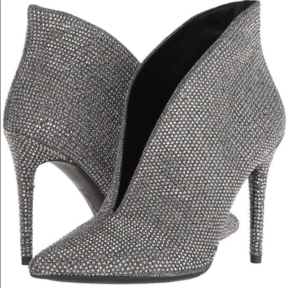Bling Rhinestone Booties Ankle Boots 